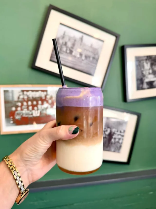 Ube Vanilla Iced Coffee